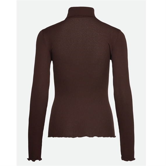 Rosemunde RWBeatha Silk Rullekrave T-shirt, Mole